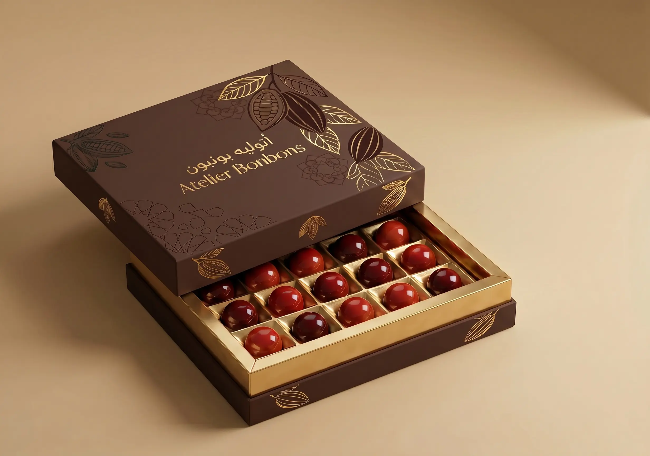 The Grand Collection — box of 20 artisan chocolates Dubai with gift bag