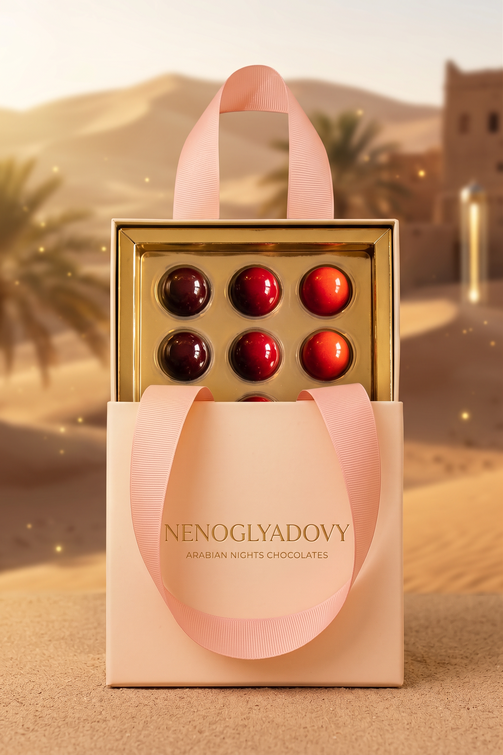 Arabian Nights box of 9 bonbons