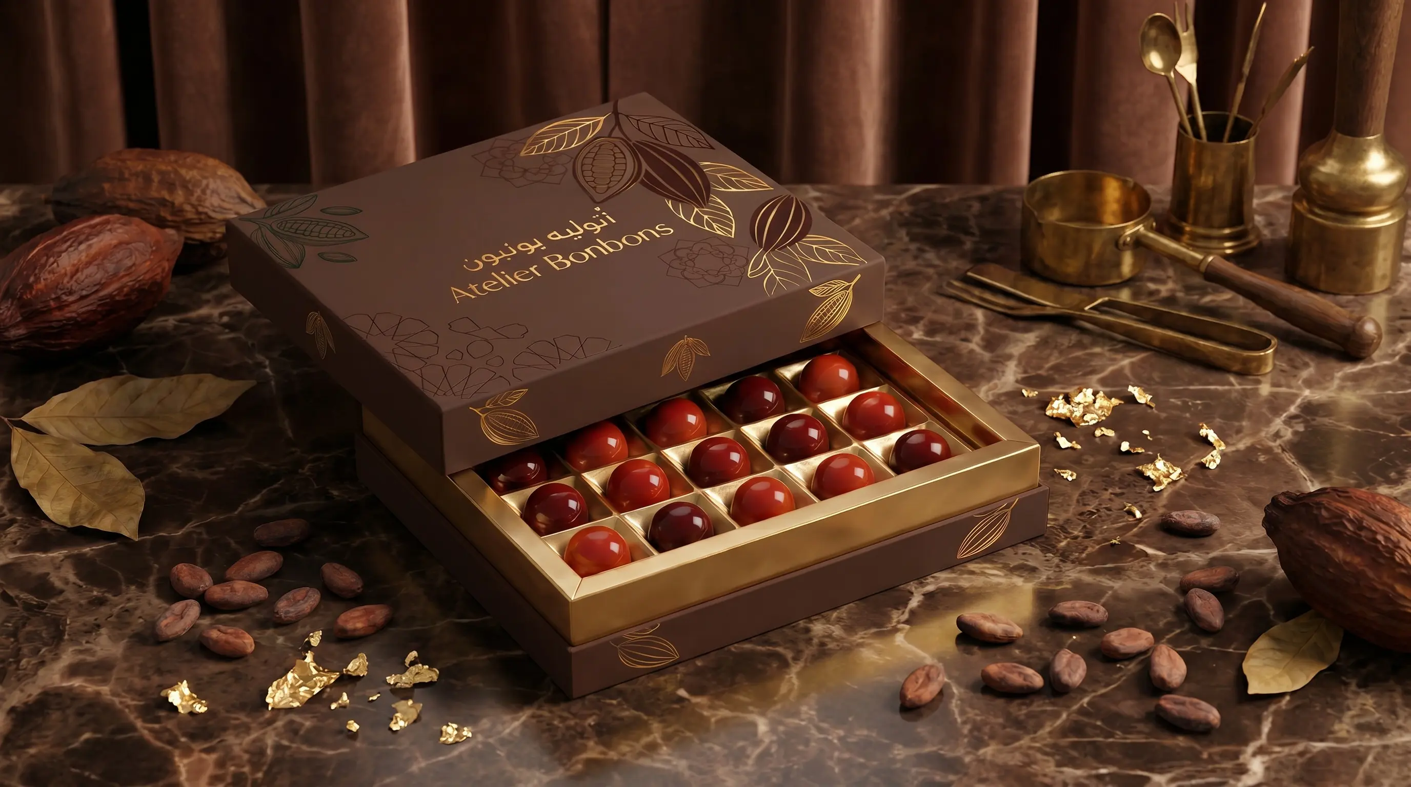 Handmade artisan bonbons by Atelier Bonbons